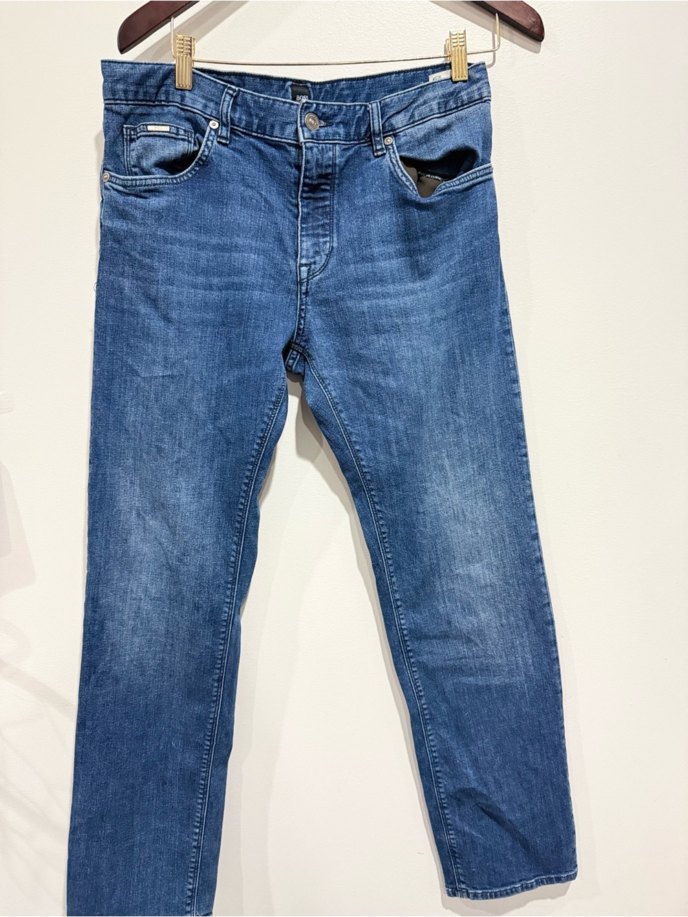 Men's Hugo boss Blue Jeans - Classic Straight Fit